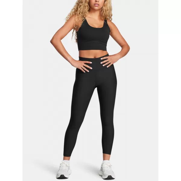  Dámske legíny UNDER ARMOUR MERIDIAN RIB ANKLE LEG 1386467-001 ČIERNA 