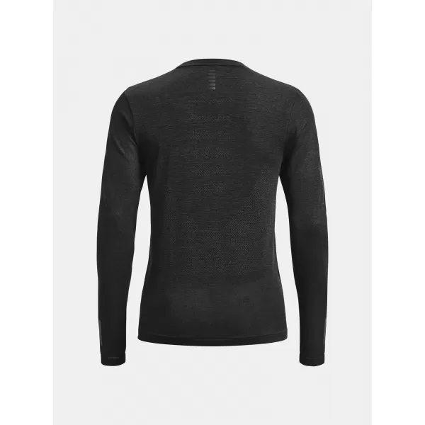  Dámske tričko UNDER ARMOUR SEAMLESS STRIDE LS 1375699-001 ČIERNA 