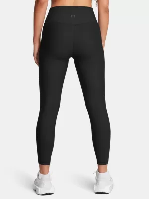 Dámske legíny UNDER ARMOUR MERIDIAN RIB ANKLE LEG 1386467-001 ČIERNA
