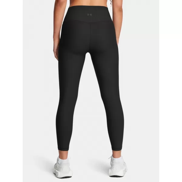  Dámske legíny UNDER ARMOUR MERIDIAN RIB ANKLE LEG 1386467-001 ČIERNA 