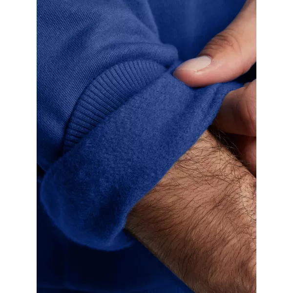  Pánska mikina UNDER ARMOUR RIVAL FLEECE HOODIE 1379757-432 MODRÁ 