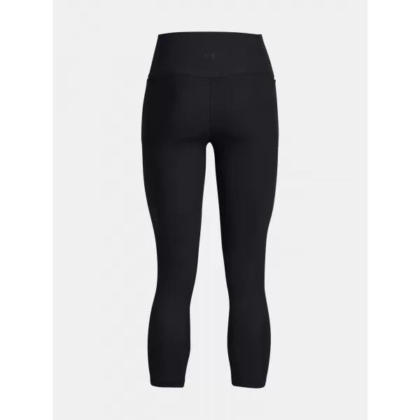  Dámske legíny UNDER ARMOUR MERIDIAN RIB ANKLE LEG 1386467-001 ČIERNA 