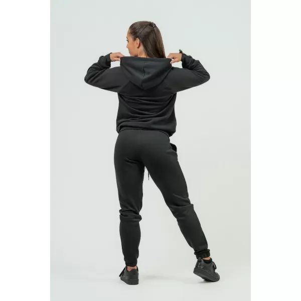  Dámska športová mikina s kapucňou INTENSE Signature 845 BLACK Nebbia 