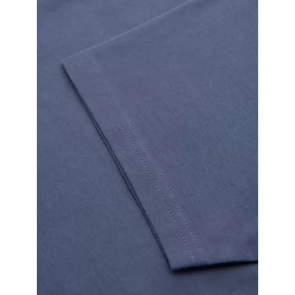  Pánske tričko OMBRE OM-TSBS-0236 MODRÝ DENIM 