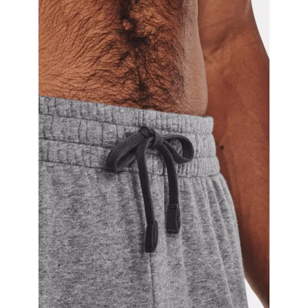  Pánske tepláky UNDER ARMOUR RIVAL FLEECE JOGGERS 1379774-025 SIVÁ 
