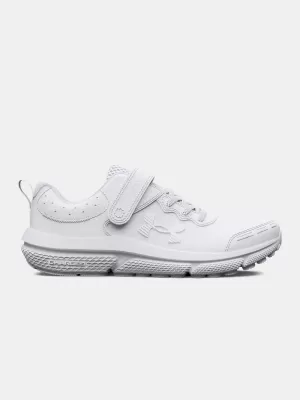 Chlapčenské topánky UNDER ARMOUR BPS ASSERT 10 AC UFM SYN 3027100-100 BIELA