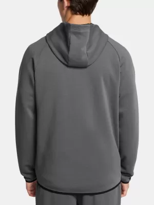 Pánska mikina UNDER ARMOUR UNSTOPPABLE FLC FZ HD EU 1389352-025 SIVÁ