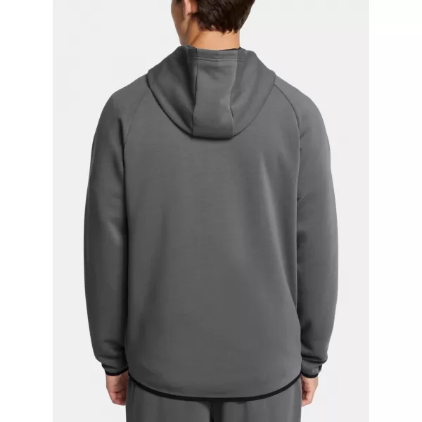  Pánska mikina UNDER ARMOUR UNSTOPPABLE FLC FZ HD EU 1389352-025 SIVÁ 