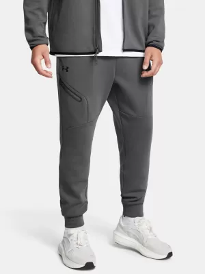 Pánske tepláky UNDER ARMOUR UNSTOPPABLE FLC JGR EU 1389353-025 SIVÁ