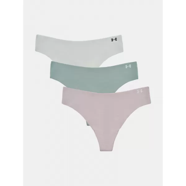  Dámske nohavičky UNDER ARMOUR PURE STRETCH NS THONG (3KS) 1383893-009 SIVÁ 