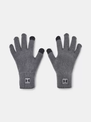 Pánske rukavice UNDER ARMOUR HALFTIME GLOVES 1373157-013 SIVÁ