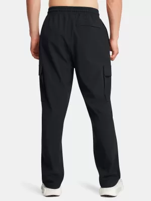 Pánske športové nohavice UNDER ARMOUR VIBE WOVEN CARGO PANTS 1386558-001 ČIERNA