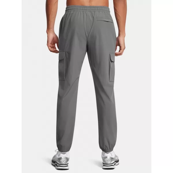  Pánske športové nohavice UNDER ARMOUR VIBE WOVEN CARGO PANTS 1386558-025 SIVÁ 