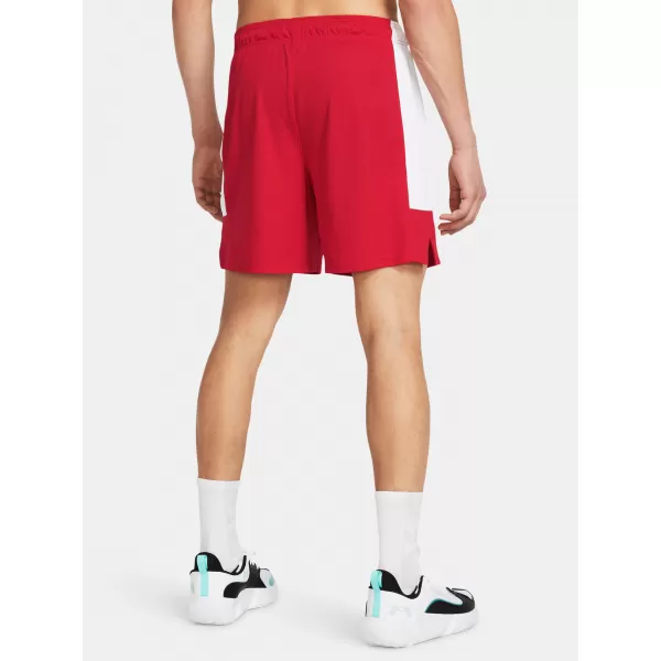  Pánske šortky UNDER ARMOUR BASELINE SHORT 1383389-600 ČERVENÁ 