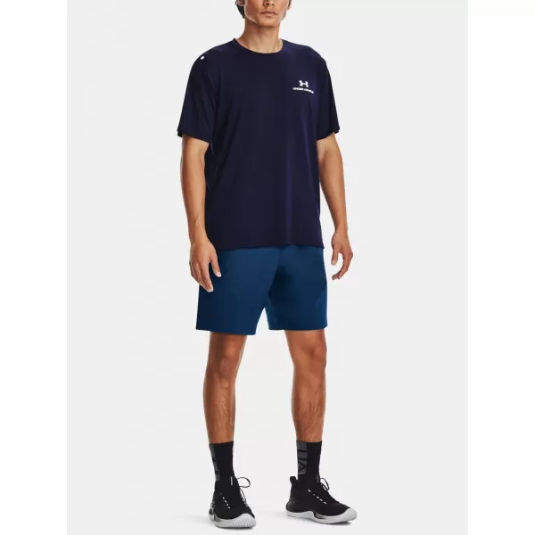  Pánske šortky UNDER ARMOUR UNSTOPPABLE HYBRID SHORTS 1373780-426 MODRÁ 
