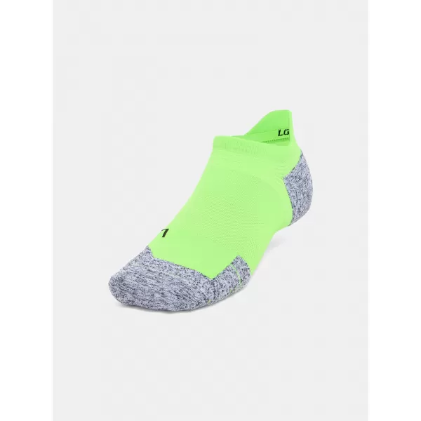  Ponožky UNDER ARMOUR AD RUN CUSHION NS TAB (1 PÁR) 1376075-389 ZELENÁ 