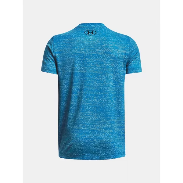  Chlapčenské tričko UNDER ARMOUR TECH VENT JACQUARD SS 1379939-466 MODRÁ 