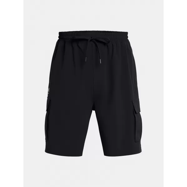  Pánske šortky UNDER ARMOUR VIBE WOVEN CARGO SHORT 1386560-001 ČIERNA 