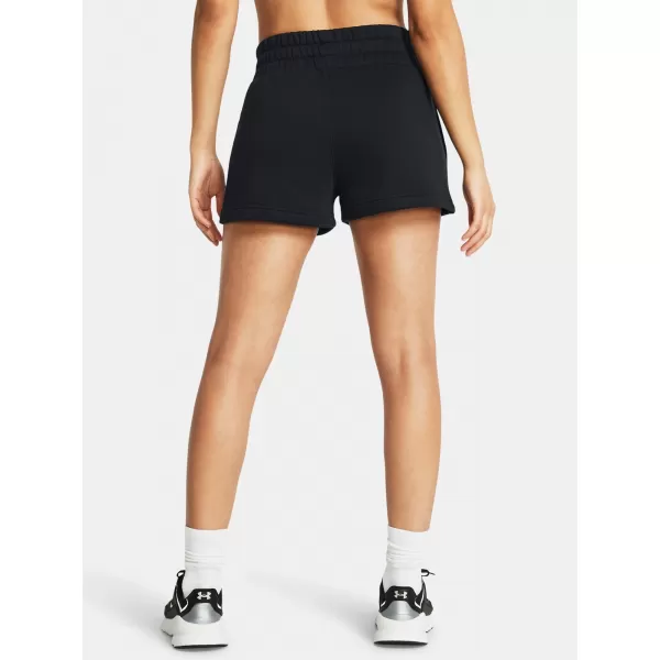  Dámske šortky UNDER ARMOUR ICON FLEECE BOXER SHORTS 1382725-001 ČIERNA 
