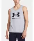 Pánske tielko UNDER ARMOUR SPORTSTYLE LOGO TANK 1382883-035 SIVÁ