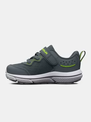 Chlapčenské topánky UNDER ARMOUR BINF ASSERT 10 AC 3026184-102 SIVÁ