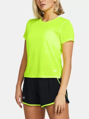 Dámske tričko UNDER ARMOUR LAUNCH SHORTSLEEVE 1382434-731 ZELENÁ