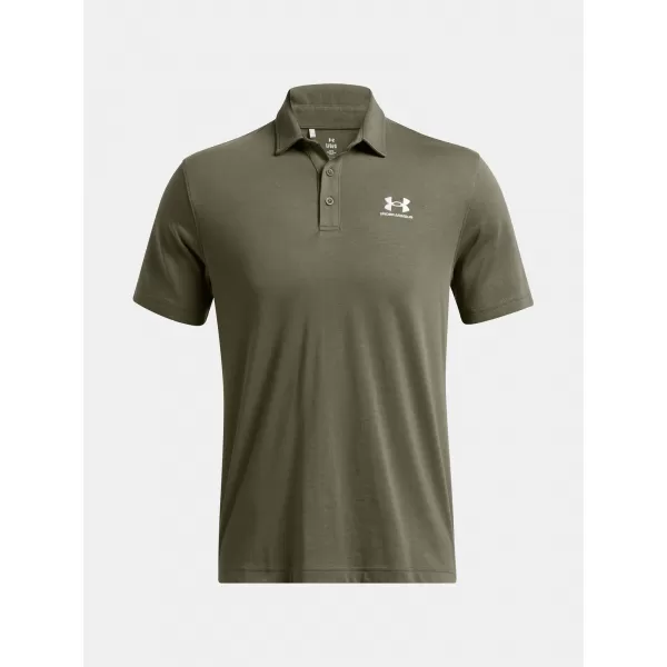  Pánske tričko UNDER ARMOUR ICON POLO 1386608-390 ZELENÁ 
