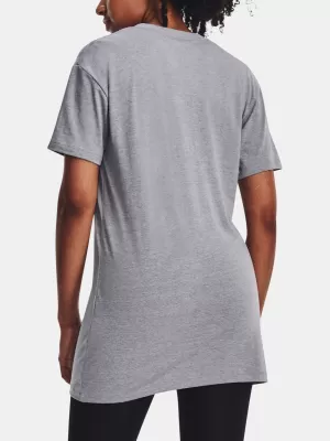 Dámske tričko UNDER ARMOUR W EXTENDED SS NEW 1383429-035 SIVÁ
