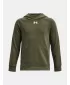 Chlapčenská mikina UNDER ARMOUR RIVAL FLEECE HOODIE 1379792-390 ZELENÁ