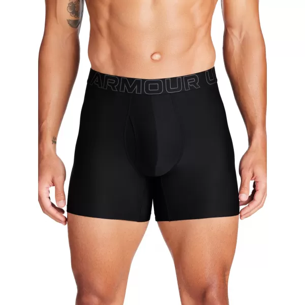  Pánske boxerky UNDER ARMOUR M PERF TECH 6IN (1KS) 1383849-001 ČIERNA 