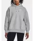 Dámska mikina UNDER ARMOUR ESSENTIAL FLC OS HOODIE 1379495-012 SIVÁ
