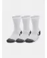 Ponožky UNDER ARMOUR PERFORMANCE COTTON 3P MID 1379530-100 BIELA