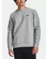 Pánska mikina UNDER ARMOUR UNSTOPPABLE FLC CREW 1381688-011 SIVÁ