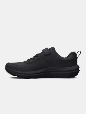 Chlapčenské topánky UNDER ARMOUR BPS ASSERT 10 AC UFM SYN 3027100-001 ČIERNA