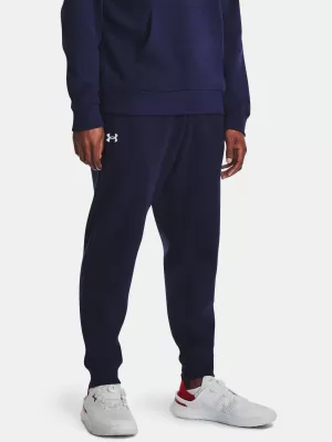 Pánske tepláky UNDER ARMOUR RIVAL FLEECE JOGGERS 1379774-410 MODRÁ