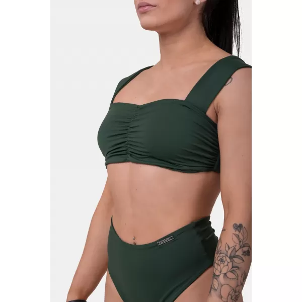  Vysokoenergetický top do bikín 553 DARK GREEN Nebbia 