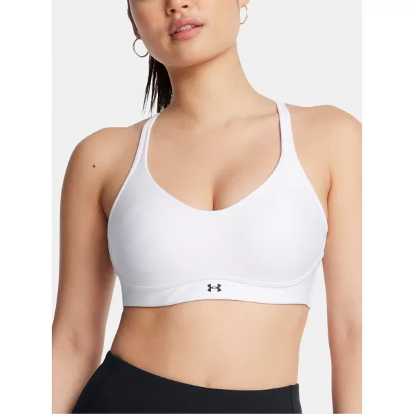 Dámska podprsenka UNDER ARMOUR INFINITY LOW 2.0 BRA 1384126-100 BIELA 