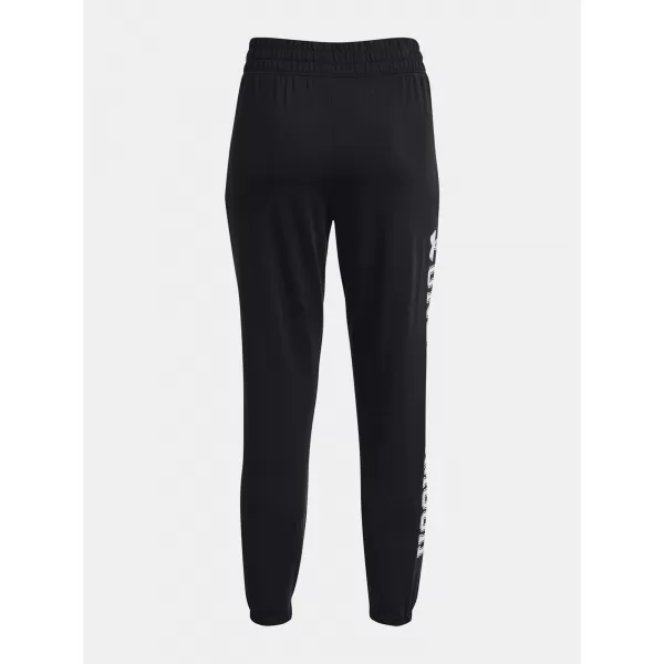  Dámske tepláky UNDER ARMOUR RIVAL TERRY GRAPHIC JOGR 1379437-001 ČIERNA 