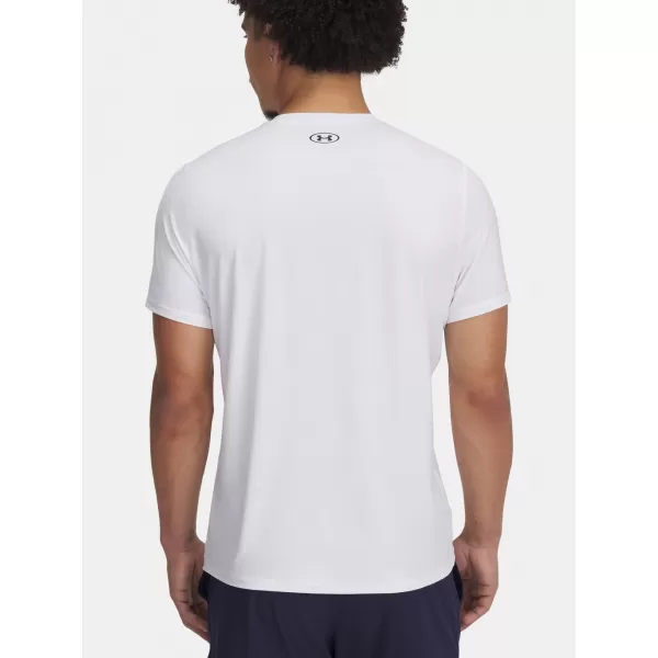  Pánske tričko UNDER ARMOUR HEATGEAR FITTED SS 6000939-100 BIELA 
