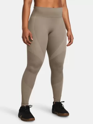 Dámske legíny UNDER ARMOUR VANISH ELITE SEAMLESS ANKLEG 1383550-200 HNEDÁ