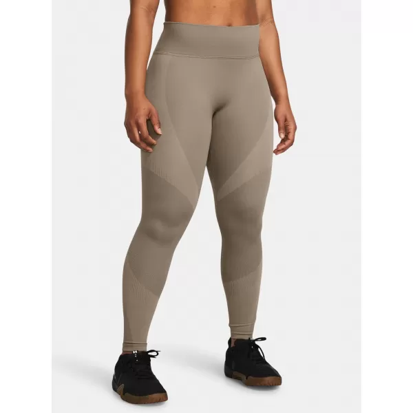  Dámske legíny UNDER ARMOUR VANISH ELITE SEAMLESS ANKLEG 1383550-200 HNEDÁ 