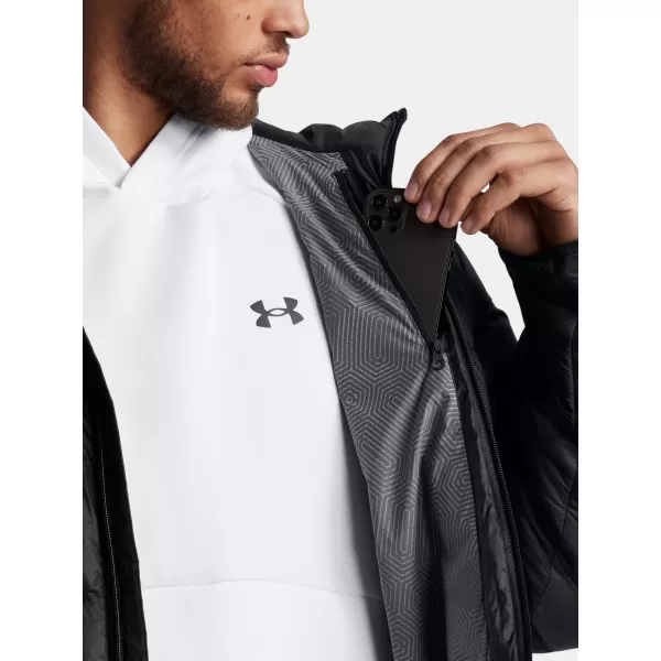  Pánska bunda UNDER ARMOUR LEGEND DOWN PARKA 1385839-001 ČIERNA 