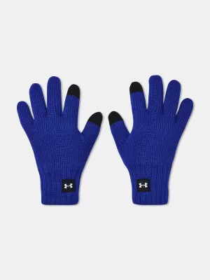 Pánske rukavice UNDER ARMOUR HALFTIME WOOL GLOVE 1378755-400 MODRÁ