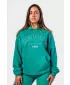 Oversize mikina s kapucňou GYM RAT 256 GREEN Nebbia