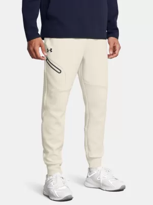 Pánske tepláky UNDER ARMOUR UNSTOPPABLE FLC JGR EU 1389353-110 BIELA