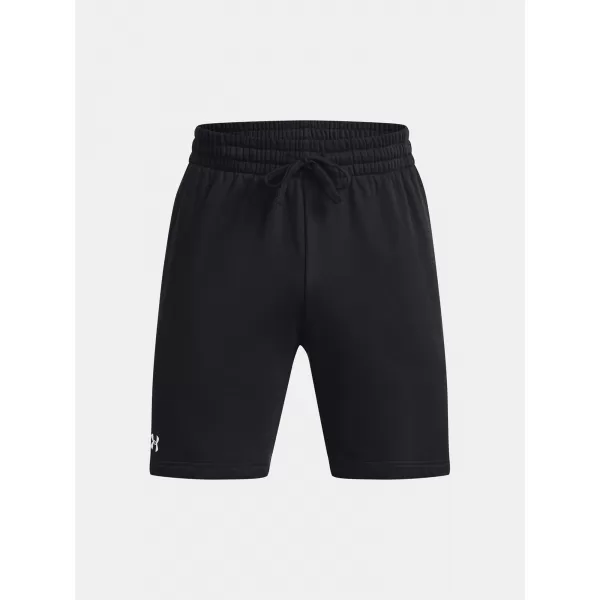 Pánske šortky UNDER ARMOUR RIVAL FLEECE SHORTS 1379779-001 ČIERNA 