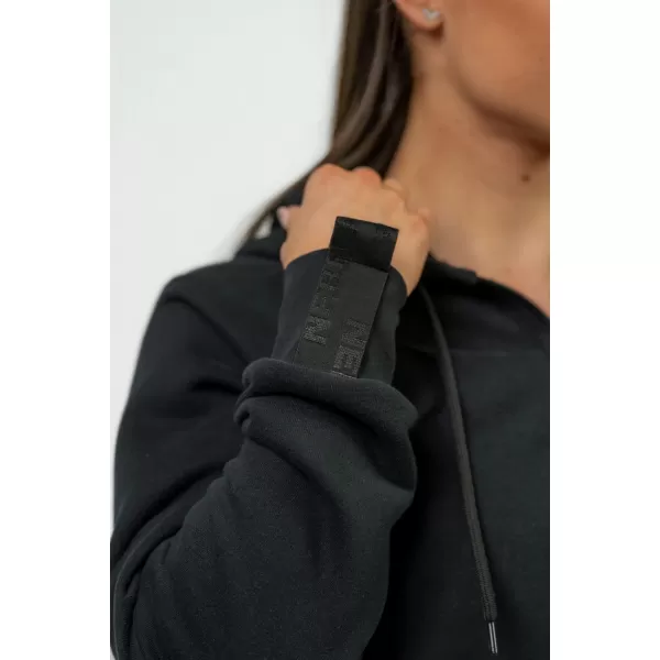  Dámska športová mikina s kapucňou INTENSE Signature 845 BLACK Nebbia 