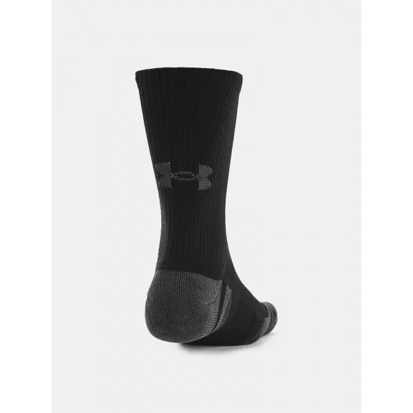  Ponožky UNDER ARMOUR PERFORMANCE TECH CREW (3 PÁRY) 1379512-001 ČIERNA 