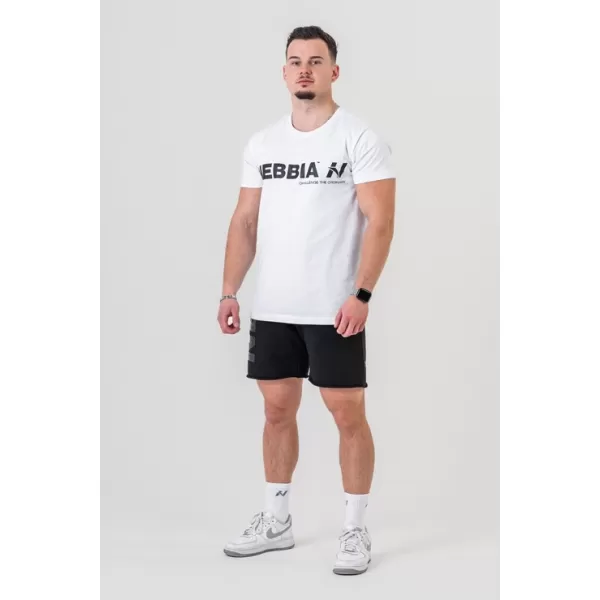  Tričko GYM ESSENTIALS 380 WHITE Nebbia 
