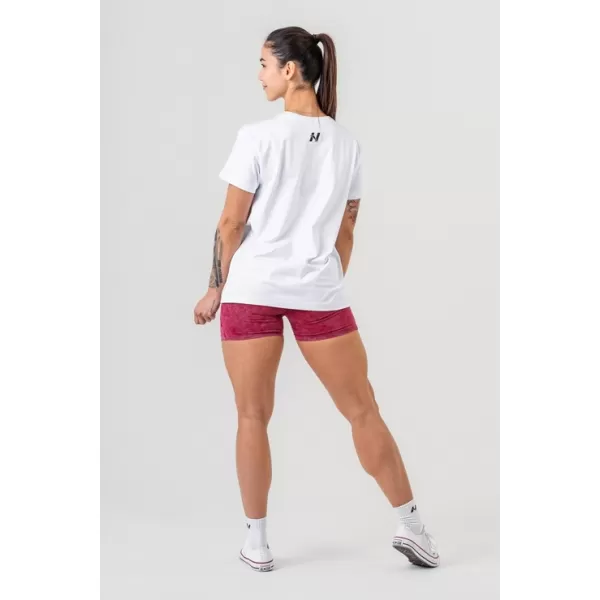  Tričko GYM ESSENTIALS 380 WHITE Nebbia 